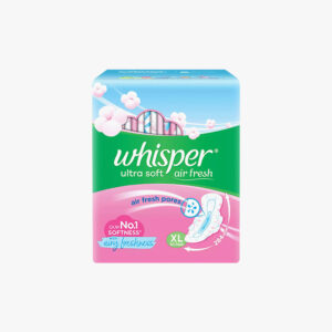 Whisper Ultra Soft Air Fresh Sanitary Napkin 30 pads